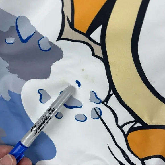 Garfield Members Only Windbreaker Jacket Mens Large Multicolor Nickelodeon Odie - Picture 5 of 9